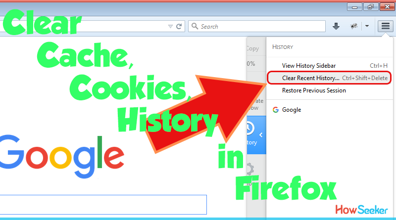 HowSeekerSite's tweet photo. #howto clear #cache , #cookies and #history in #firefox 
http://t.co/z2YSTXD9Fq http://t.co/UMMCD8ZnKN
