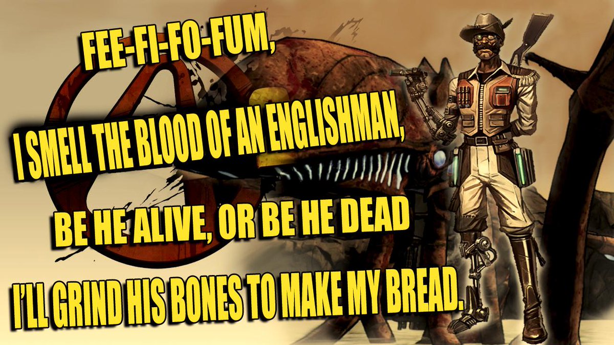 PsycBorderlands's tweet photo. Poor Sir Hammerlock #Borderlands http://t.co/LclagKFD81