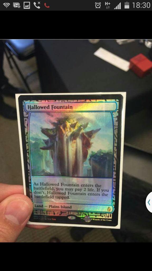 mtgbarato's tweet photo. Hallowed fountain bfz top http://t.co/lfBG6ovyRT