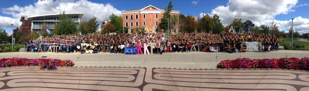 AkronFSL's tweet photo. Congratulations to the BIGGEST BID DAY CLASS IN @uakron HISTORY!!!!! @UofA_PHC http://t.co/ib1J6HEUho