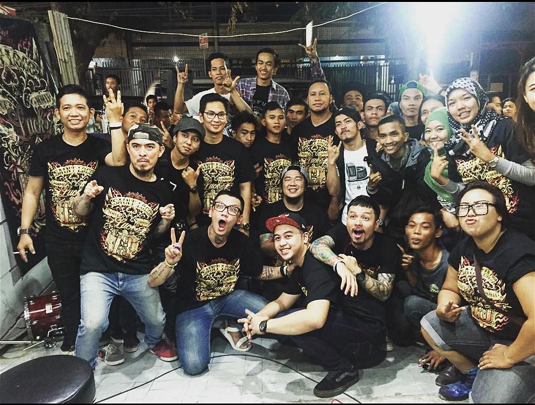 "We are not just a fans,but we are Family" Happy Lucky 13th Anniversarys @saintlocoband ...#proud #saluted