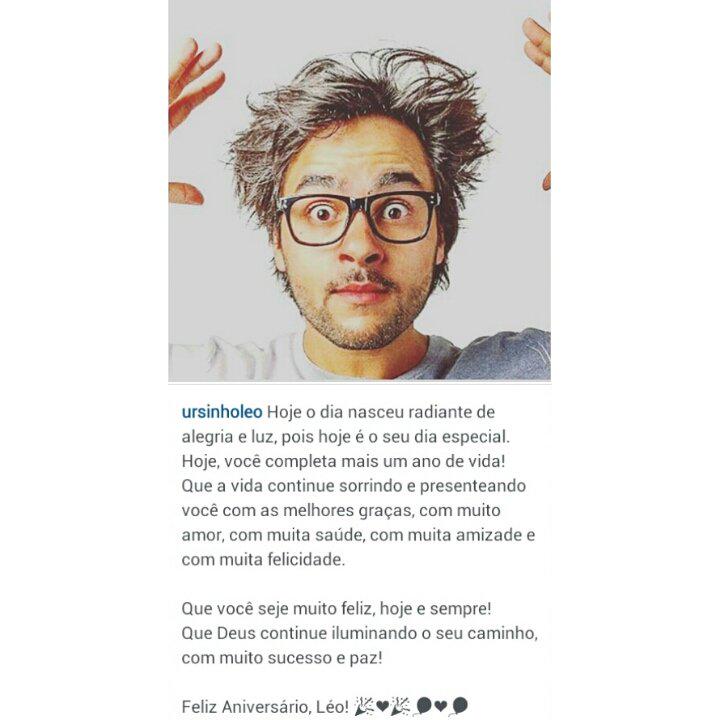 ursinholeol's tweet photo. Feliz Aniversário, Léo! 🎈🎉 http://t.co/RmLtS9iRpn
