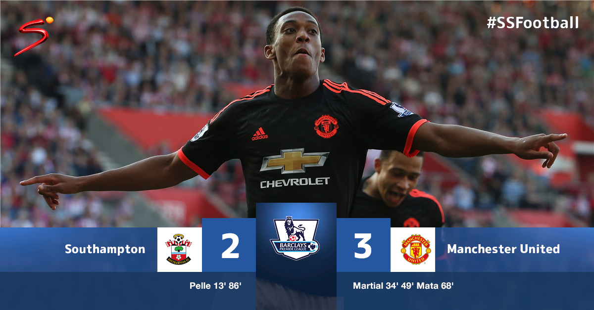 SuperSport 🏆 (@supersporttv) on Twitter photo #BPL - RESULT:
It was tense at the end, but <a href="/ManUtd/">Manchester United</a> hold their nerve to take all three points. #SSFootball #BPL - RESULT:
It was tense at the end, but <a href="/ManUtd/">Manchester United</a> hold their nerve to take all three points. #SSFootball