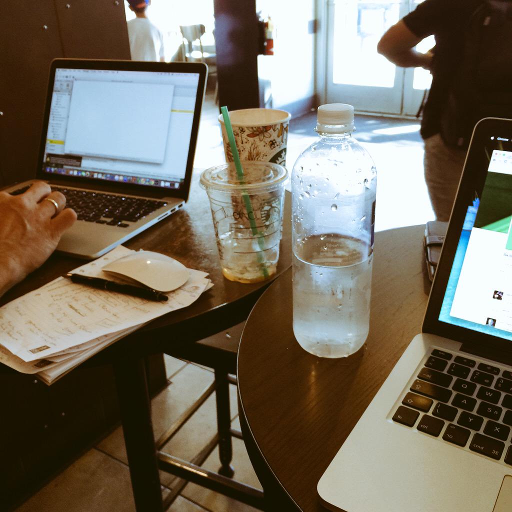 skillandia's tweet photo. Finishing up prep for #TCDisrupt http://t.co/qOHBPrRo58