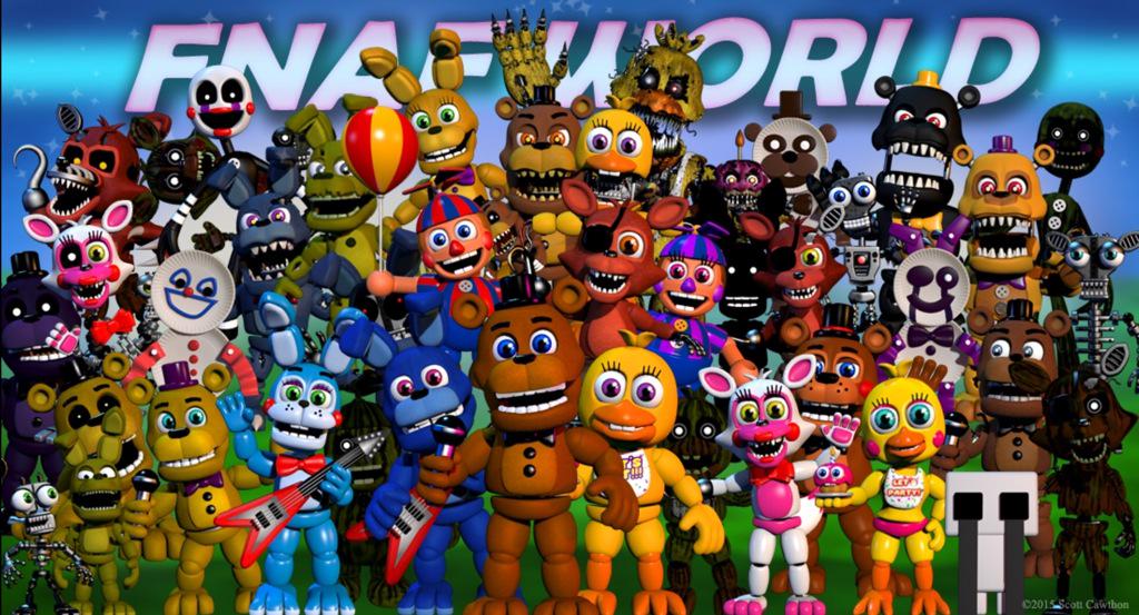 Freddy Fazbear on X: New update! Adventure Nightmare Foxy! //Now we just  need Phantom Freddy and Nightmare Chica. #FNAF #FNAFWorld   / X