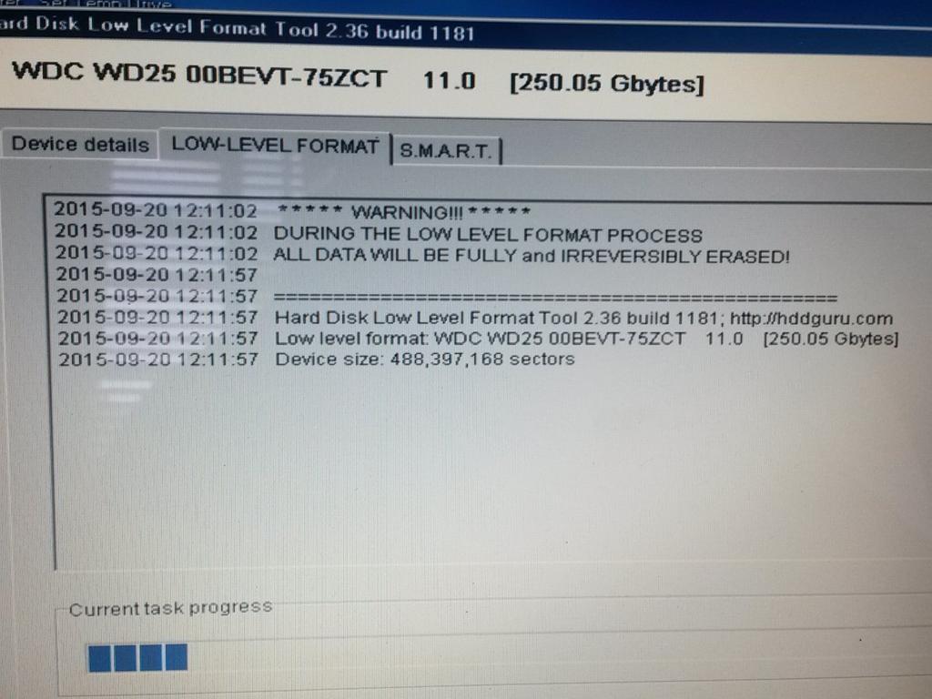 iSoporte's tweet image. Pues ni modo se lo busco ese HD #lowLevelFormat espero que con eso queden los sectores dañados X un mal particionado