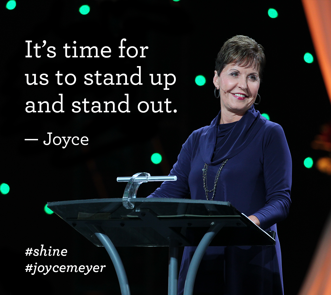 Stand up &amp; stand out! #shine