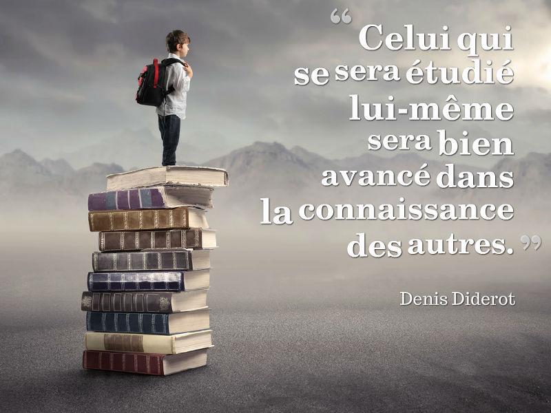 Newelly_Blog's tweet image. "Celui qui se sera étudié lui-même sera bien avancé dans la connaissance des autres." - Denis Diderot