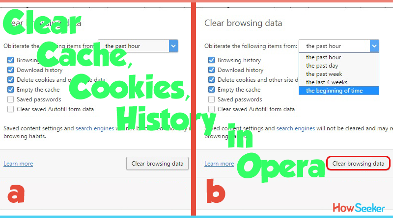 HowSeekerSite's tweet photo. #howto clear #cache , #cookies and #history in #opera
http://t.co/di0DYgJ1BD http://t.co/lxVbHfyHgw