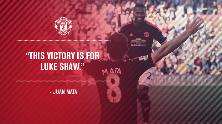 Juan Mata says today was about more than just three points. #ForShaw
