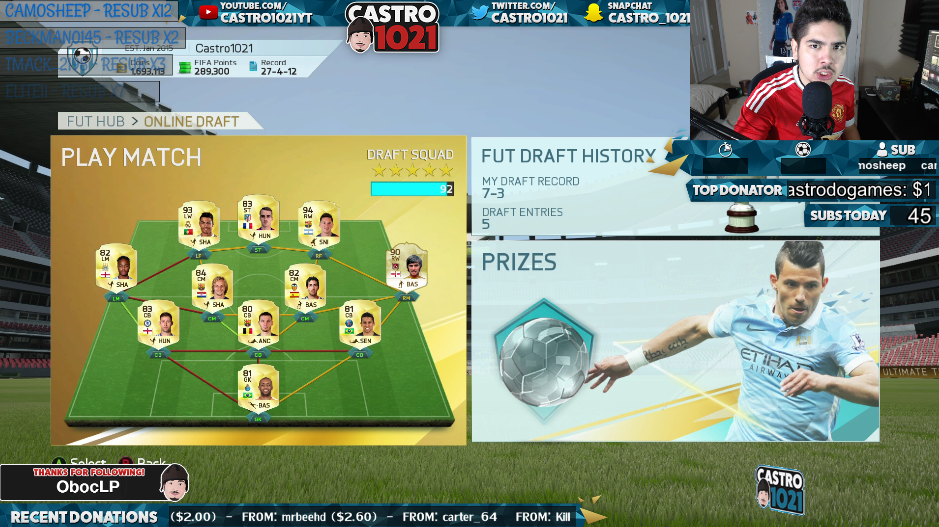 Castro1021's tweet photo. FUT DRAFT SQUAD BABY!! WOOOOOO LESS GOOO

http://t.co/B0EoIb4MVd @twitch http://t.co/AjQlFDD0Bs