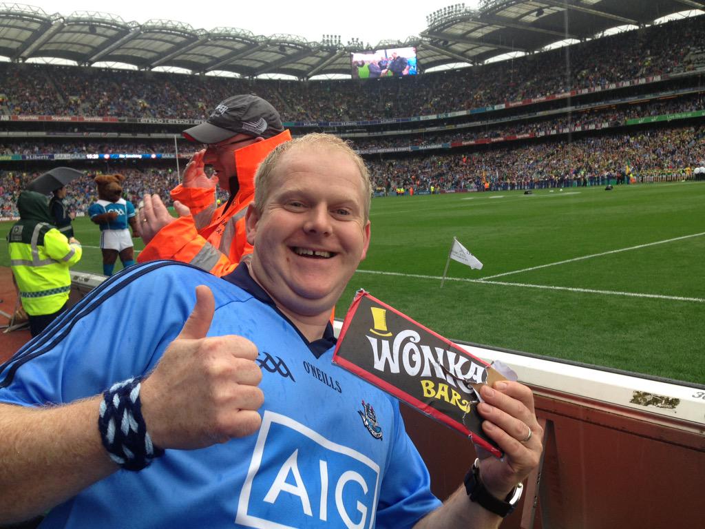 whitebhoy's tweet photo. The golden ticket!. Suas na Dubs. #DUBvKER #UpTheDubs #COYBIB #gaawayoflife #AllIrelandFinal http://t.co/f4H2Ld6KH6
