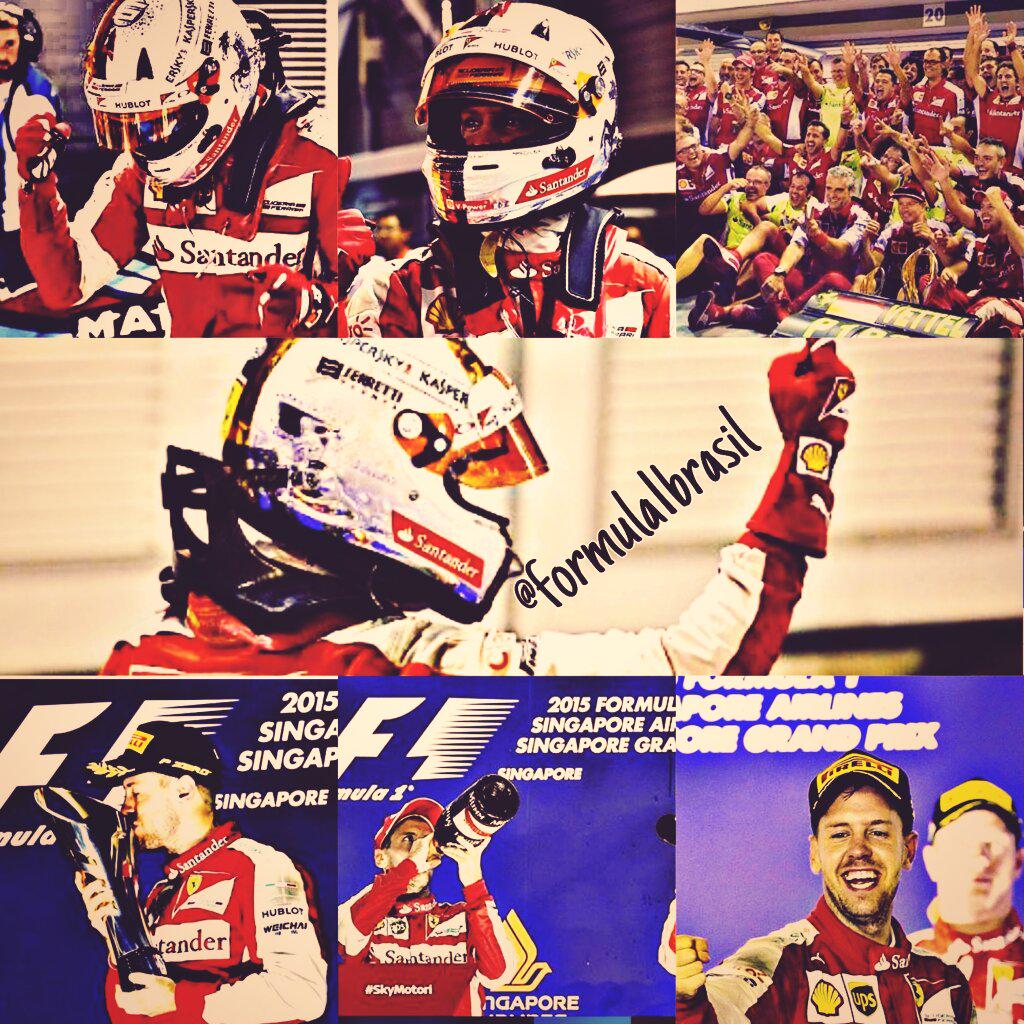 brubbsf1's tweet photo. Congratulations ✨✨✨ #SebastianVettel #GPSingapur #Vettel #F1 http://t.co/iCxSWkHnPn