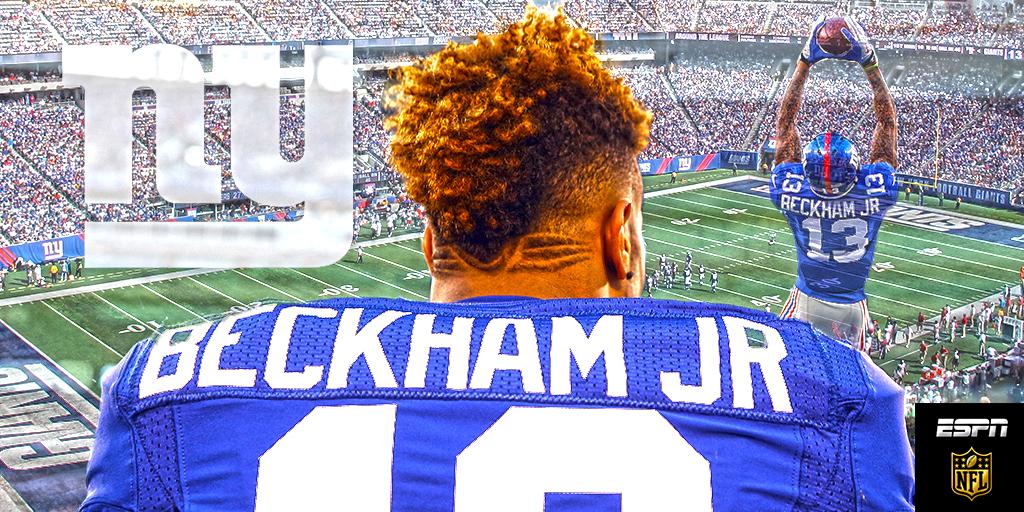 ESPNNFL's tweet photo. TOUCHDOWN @GIANTS!
Odell Beckham Jr gets his first TD of the season, 67 yards from Eli.
NYG and ATL tied at 10. http://t.co/EQtXSaIor2
