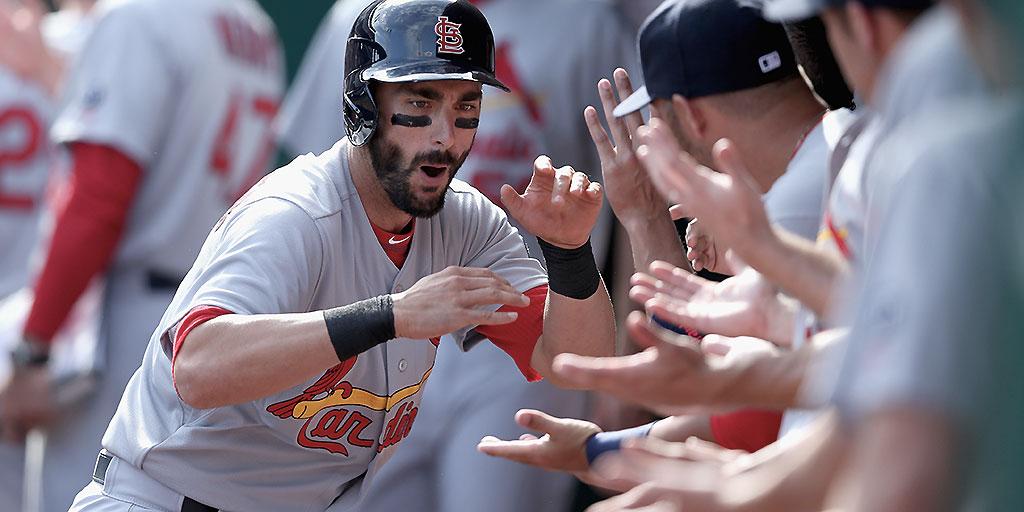Cardinals's tweet photo. The #STLCards have made the postseason in a club record 5 straight seasons. http://t.co/HiLixyOZym #STLGameNotes http://t.co/mkYbw8lTDs