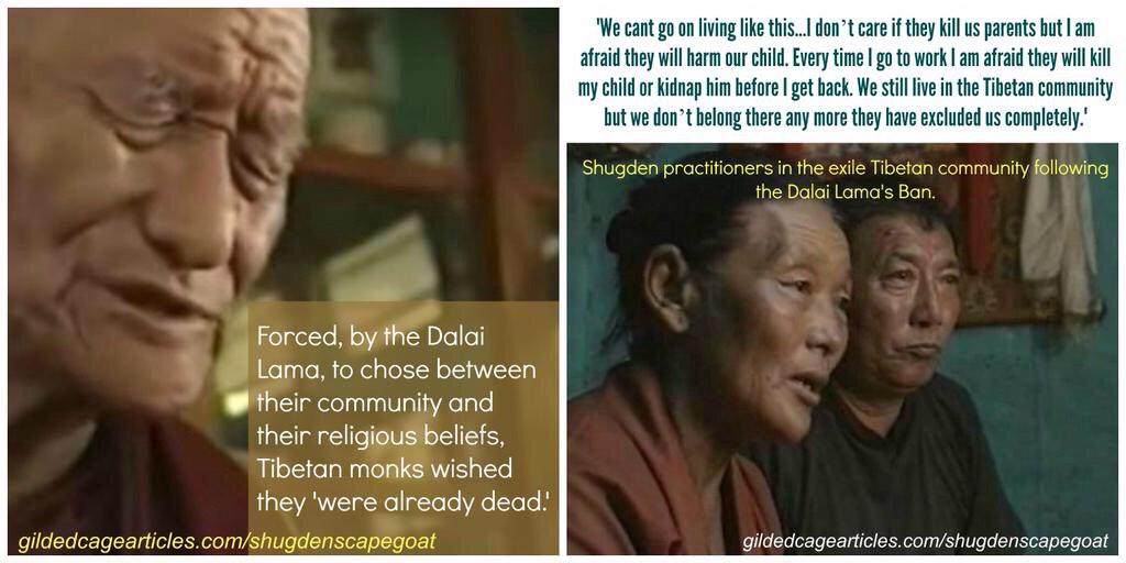 Read how #DalaiLama stripped Shugden practitioners of their #HumanRights gildedcagearticles.com/humanrights/ #London