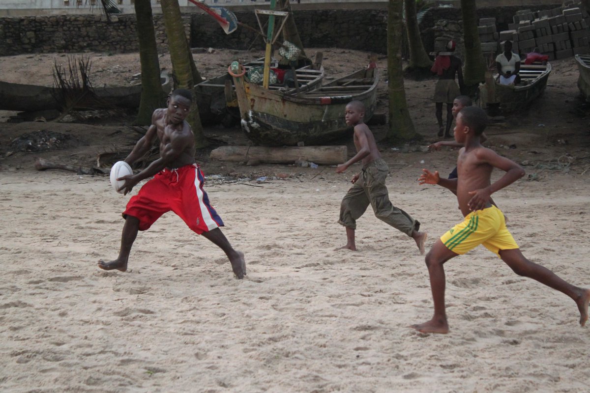 grrphotography's tweet photo. Future World Cup hopefuls, on the Beach, Ghana #rwc2015 #rugby #canon #canonsummer #chana @CanonUKandIE http://t.co/osWOdY17YE