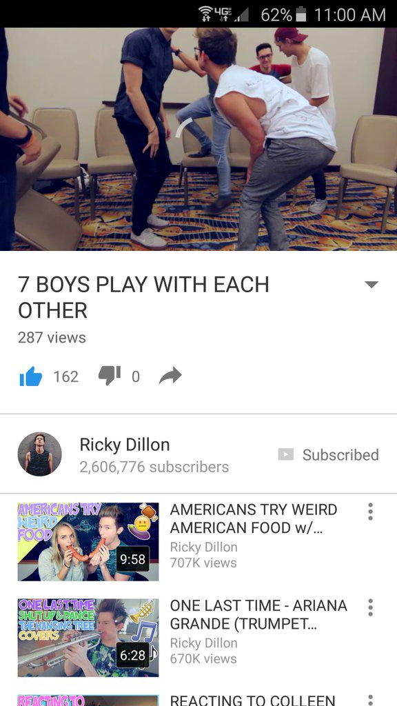 Yesenia42440320's tweet image. @RickyPDillon 
Everyone should give this video a big thumbs up! It's a very chill and funny video.
;) #SupportRicky