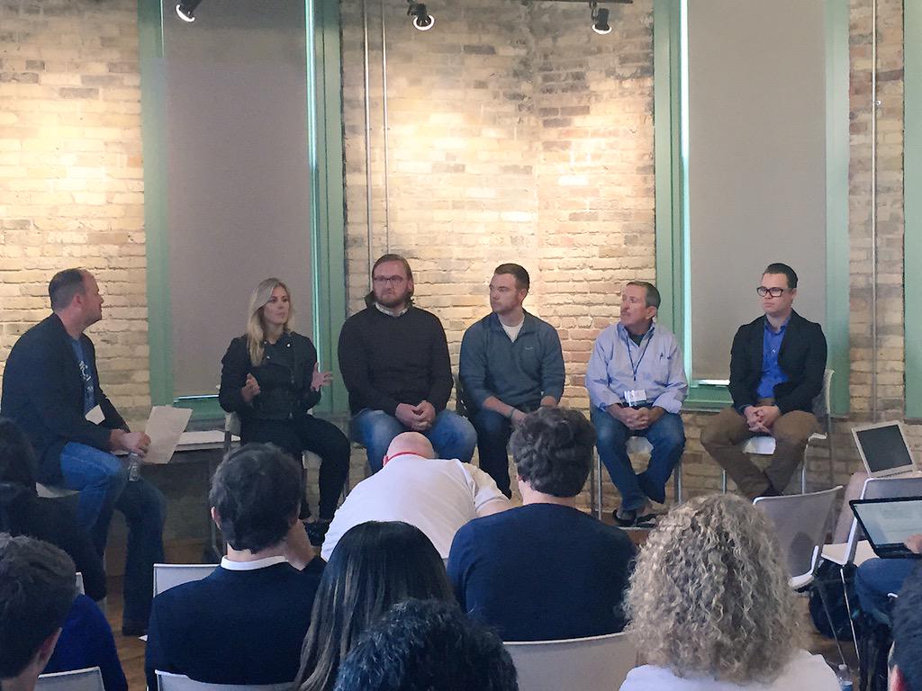 TheCommonsWI's tweet photo. We are talking to hackers, hipsters, hustlers and handlers about their roles! #CommonsKickOff http://t.co/SRQvE0trXq