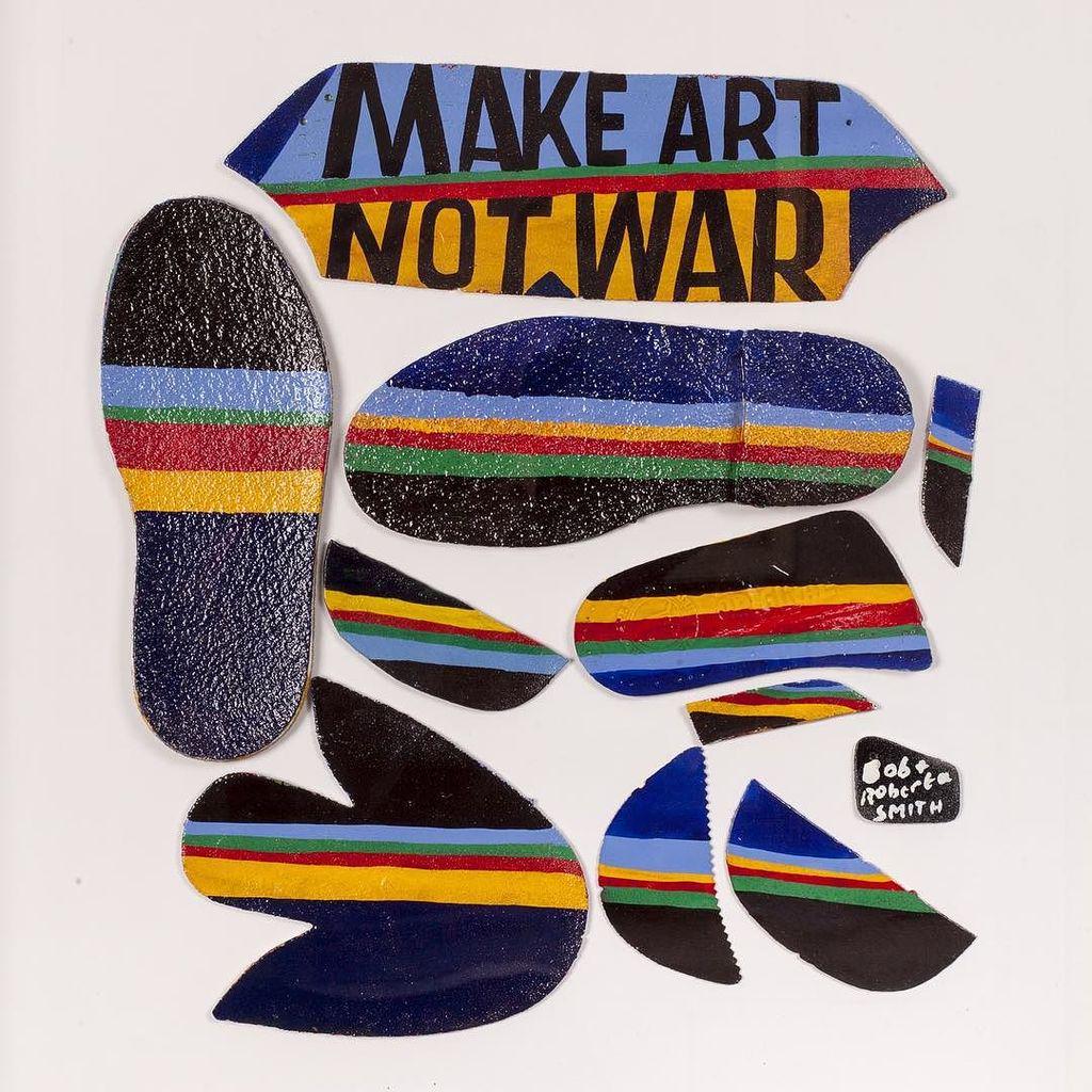 TryWearEasy's tweet photo. The component parts of the #ClarksRebooted #clarksdesertboot by @bobandrobertasmith ‘Make Art Not War’. Visit clark… http://t.co/fwc8EFe84d