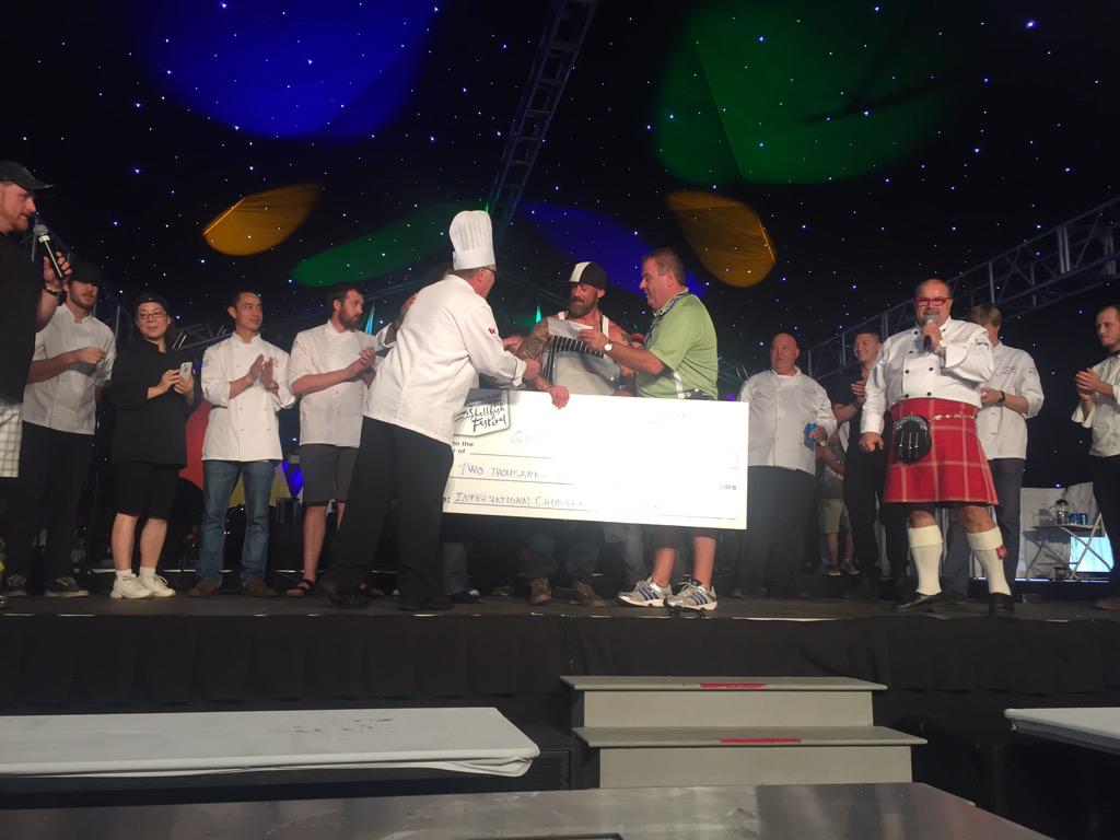PEI_Shellfish's tweet image. The International Chowder Championship 1st place goes to - Chef Gordon Bailey! #shellfish20th