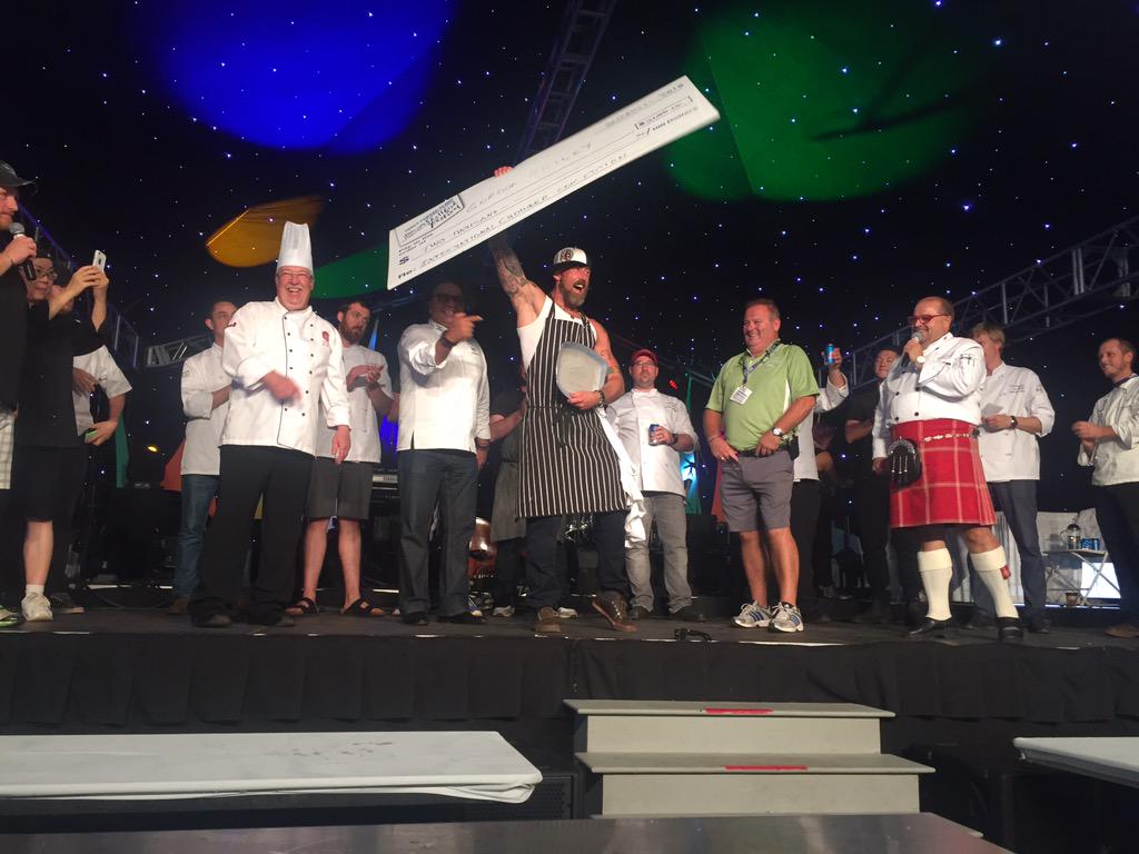 PEI_Shellfish's tweet image. The International Chowder Championship 1st place goes to - Chef Gordon Bailey! #shellfish20th