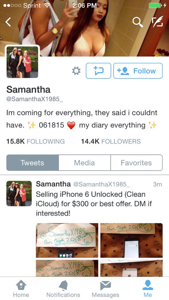 chiefbarnessc's tweet photo. @MIAnick_ @SamanthaX1985_ @ImErockDoe @BallHogFlvcko @ScammerAlert911 are fraud &amp; catfish pages !! All same person !! http://t.co/Mmli7IYiY6