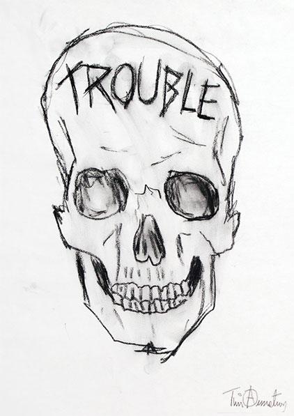 timtimebomb's tweet photo. "Trouble" Charcoal on paper 16.25 x 20.25 inches [SOLD]
#TimArmstrongArt http://t.co/S2FUq4hbq7