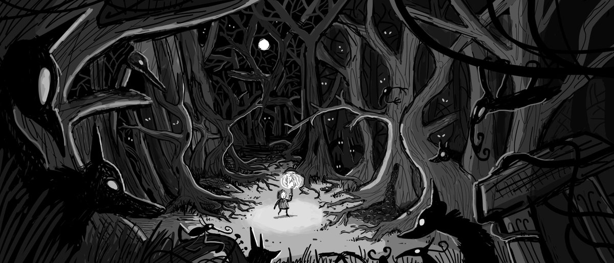 A thumbnail comp of a big commission I am currently working on.....