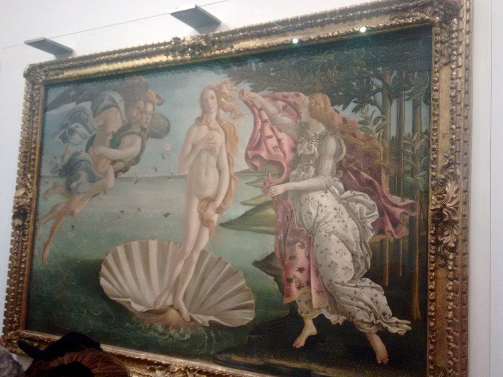 davidf_pp's tweet photo. En #Florencia visitando la Venus de #Botichelli http://t.co/BoIgSMm7Mr