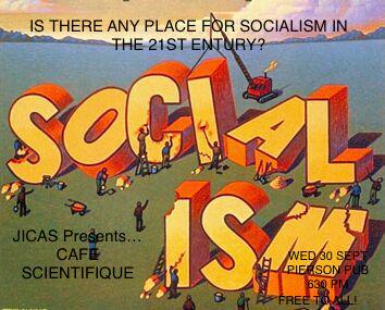 'Is there any place for Socialism in the 21st C.?' Next #cafescientifique Wed 30 Sept /Pierson pub/630 <a href="/JsySocialist/">JSY Socialist League</a>