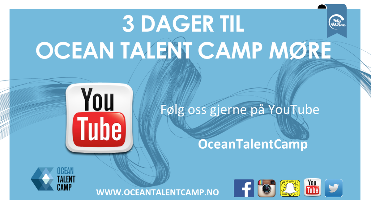 Ocean_Talents's tweet photo. Bare 3 dager igjen! Ocean Talent Camp Møre, Campus Ålesund. #oceantalentcamp http://t.co/J2iYQpVkt3
