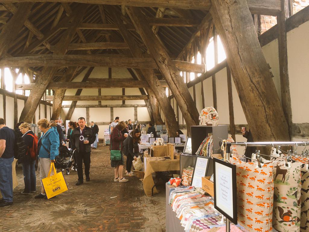 Great day today in the market barn with <a href="/faithinfabric/">Faith In Fabric</a> <a href="/ArleyHall/">Arley Hall & Gardens</a>