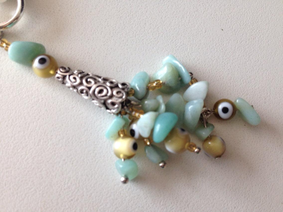 GinaMason1250's tweet photo. Evil Eye keychain, Purse charm, key charm, Protection stones, Amโฆ https://t.co/BNlx9F59u4 #etsymntt #AmazoniteStones http://t.co/DcfPnzRFJE