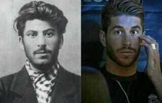 paulphonix28's tweet photo. Si no se parecen son igualitos , stalin y Sergio ramos http://t.co/iGeoqWDt9F