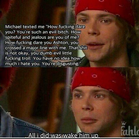 AliceeAnchez's tweet photo. Michael is ne 😂😱

#mikeybebe #ashtonbebe #michaelclifford #ashtonirwin #dfe  #photo http://t.co/HYRgXEafG9 http://t.co/Oa8MR4W5gJ