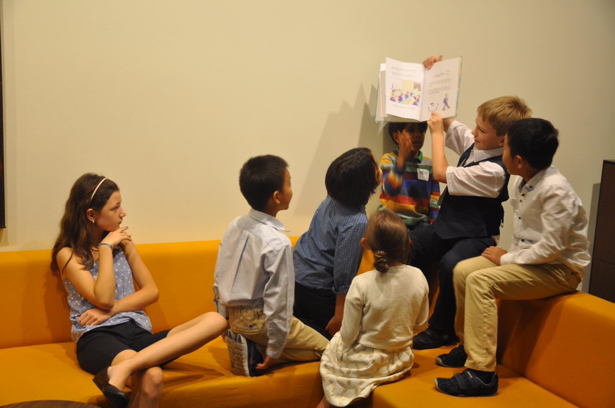 VOFGChildren's tweet photo. #UNChildrenSummit The children have divided themselves into groups and are hearing excerpts from the child authors http://t.co/mghqmMFmDd
