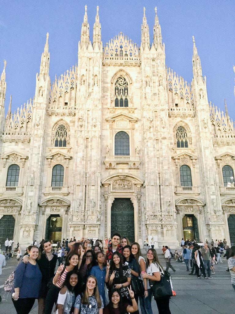 Took these babes out for galati and chill in Milan !!! Viva Milan! Te amo Milan