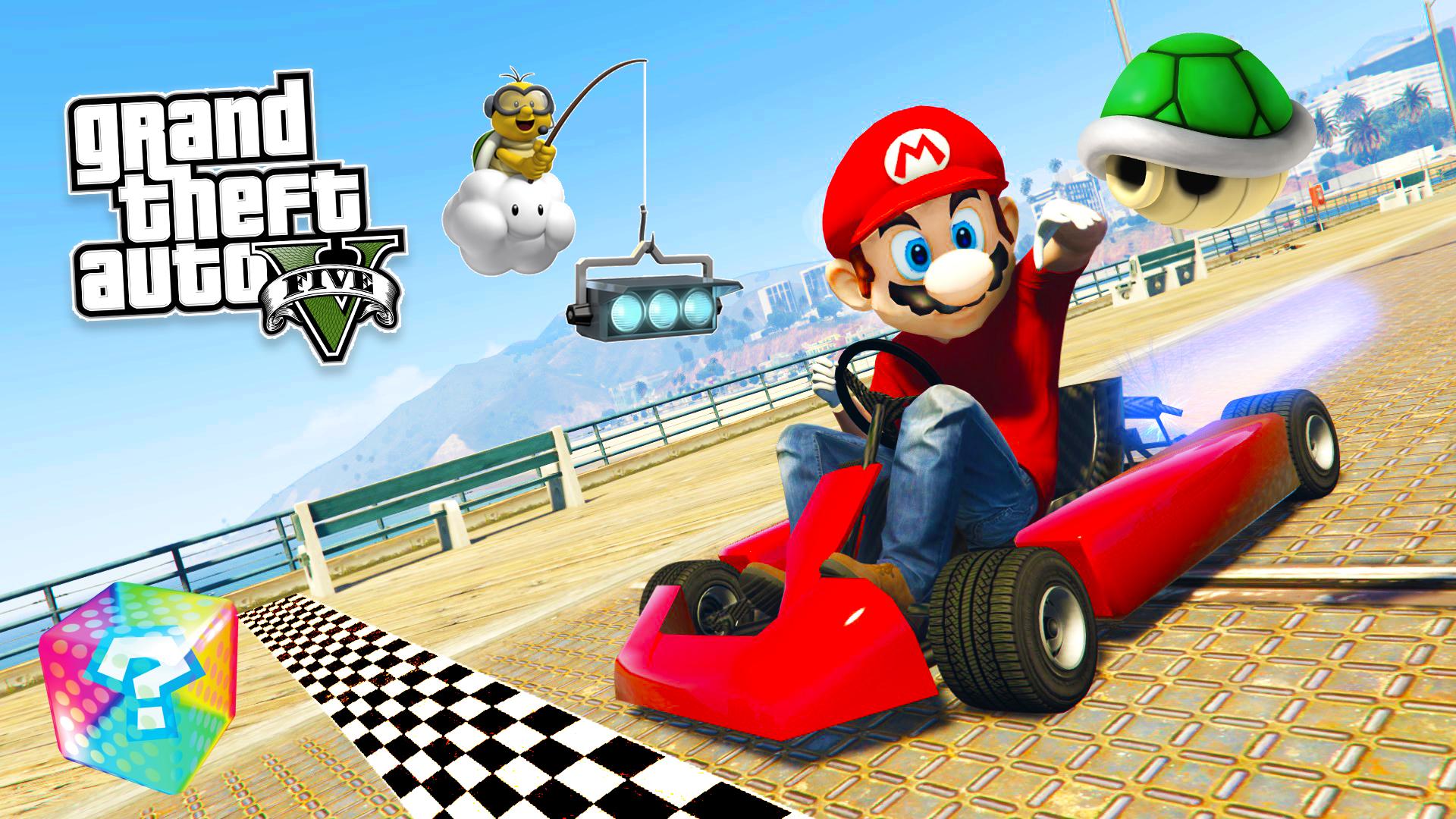 🔴 Mod super mario bros gta 5 - gta 5 ps4 - Mod do mario no gta 5