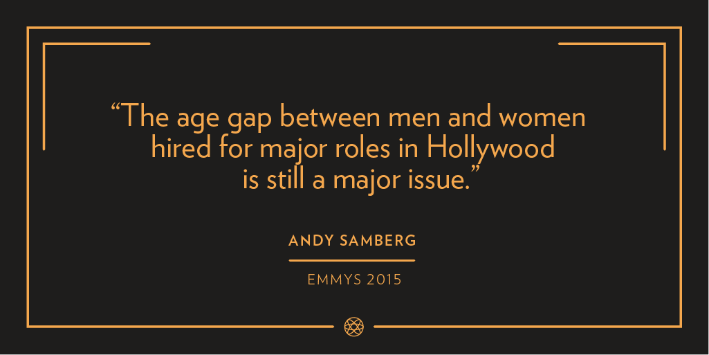 AARP's tweet photo. Well said, @AndySamberg. #Emmys http://t.co/aGh3FGwzAH