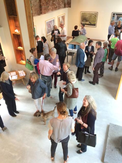 EventsRabley's tweet photo. Lovely opening for #HelenBarff and #AlanBond HangersHangars #exhibition. Thanks for coming! http://t.co/0eCc8qpL5a