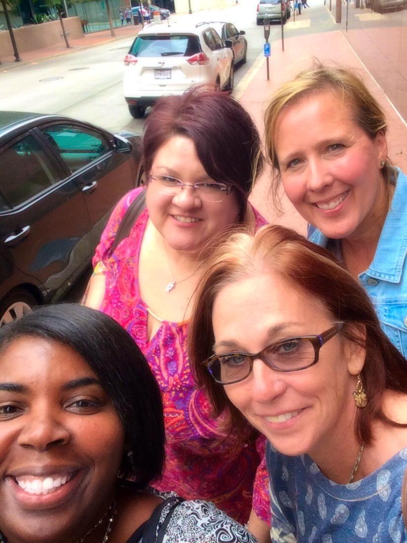 ATeachMoore's tweet photo. We were all smiles and filled with appreciation after day 2 of our special learning opportunity. #D5TX @gailandjoan http://t.co/XECQqke93k