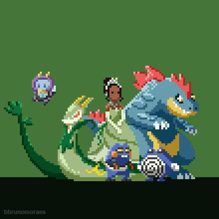 _MasterRED_'s tweet photo. Pokémon/Disney Princesses http://t.co/q7U4vaixnh