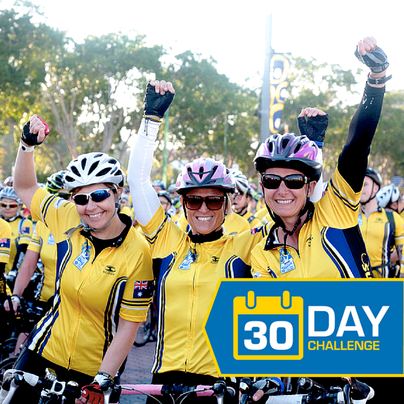 SydneyRide's tweet photo. 30 Day Challenge Alert! Ready for CHALLENGE 4? Raise $1000 in Sep. &amp; win a massage! http://t.co/I9CcpkZ8K0 http://t.co/eAZXBx7QvE