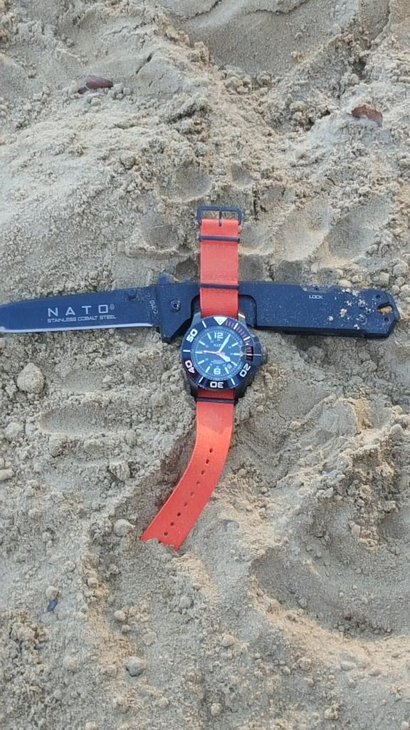 RT NATOBrandUSA: #Kickstarter #comingsoon #NATO #patentpending #watches #knifes #beach #survival #scuba #divewatch…