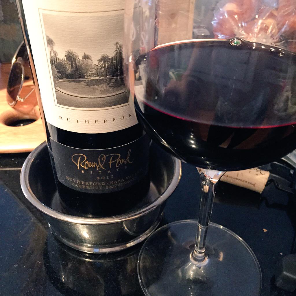 A Rutherford favorite: @RoundPond Estate 2011 Cab. Love their entire line-up and tasting experience.