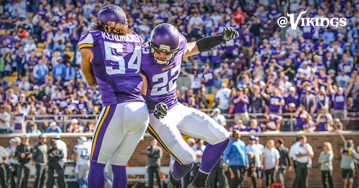 Vikings's tweet image. The #Vikings defense stepped up big in a 26-16 win against the Lions.

POSTGAME REPORT: mnvkn.gs/HrODWy