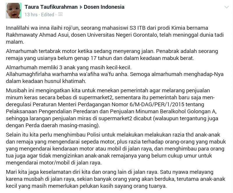 h_elshirazy's tweet photo. Bahaya miras! Silakan baca! http://t.co/k0o8bsRJTP