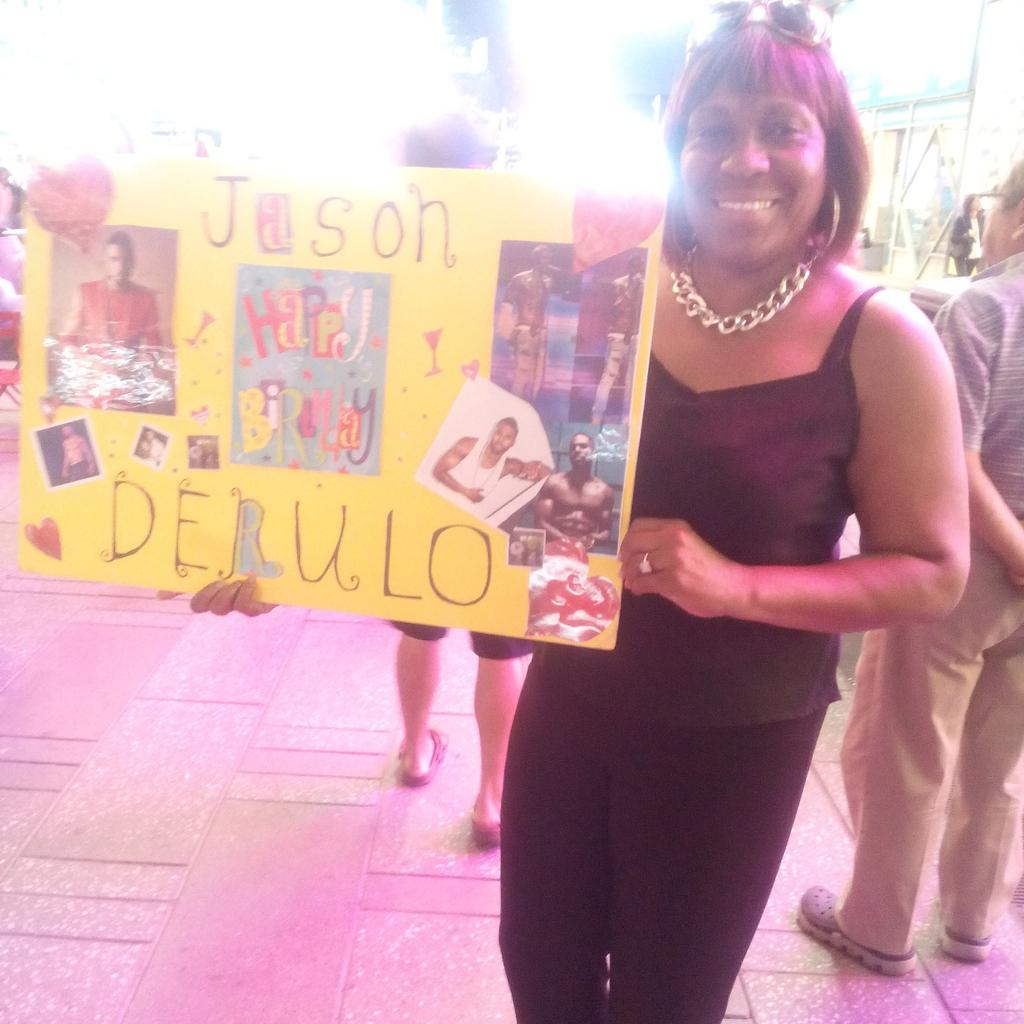 Happy birthday yo Jason Derulo from TimesSquare NYC 