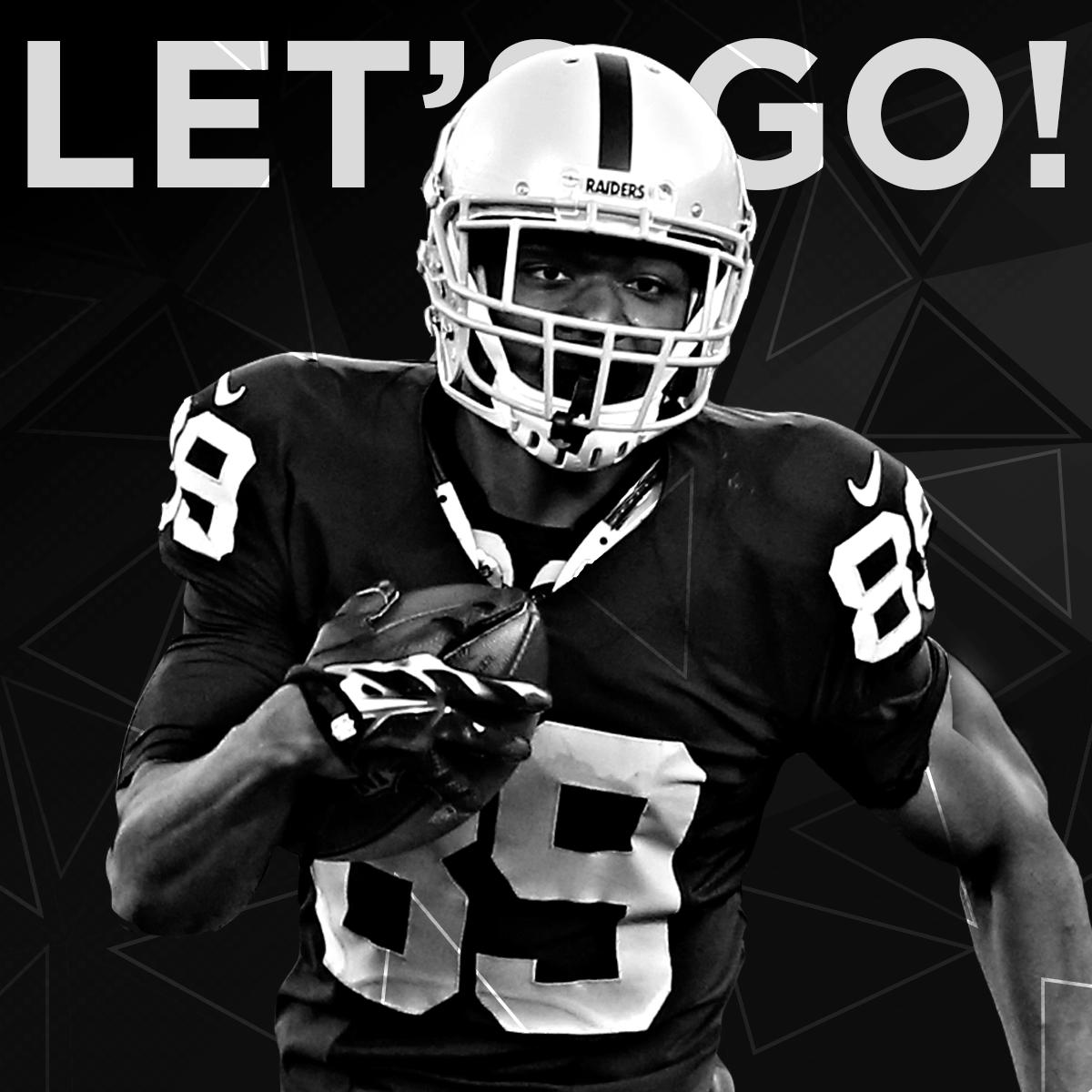 NFL's tweet image. All about that Silver and Black #BALvsOAK #BigWin